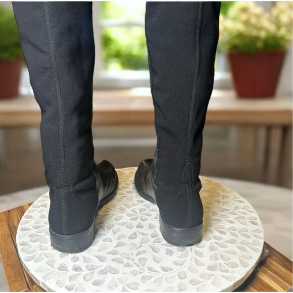 Stuart Weitzman 5050 Nappa Leather Over the Knee Boots Stretch Back Riding Women - Picture 13 of 14